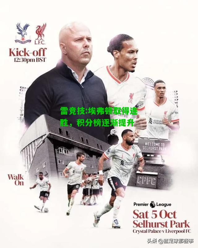 雷竞技:埃弗顿取得连胜，积分榜逐渐提升
