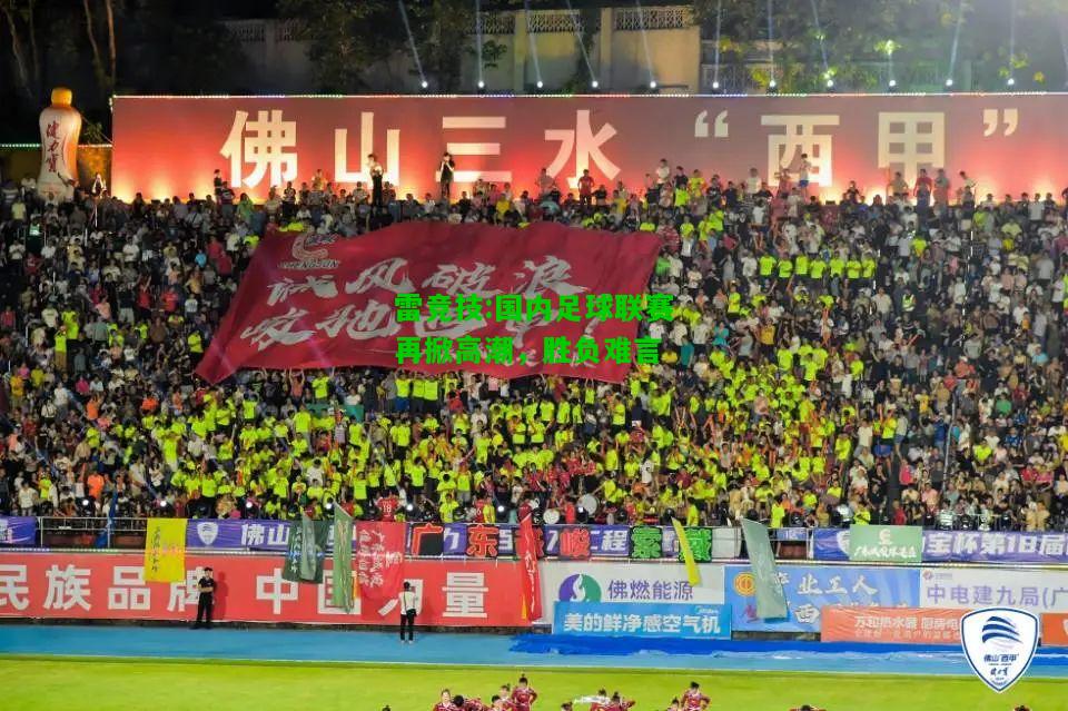 雷竞技:国内足球联赛再掀高潮，胜负难言