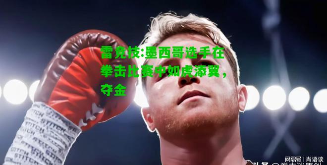 雷竞技:墨西哥选手在拳击比赛中如虎添翼，夺金