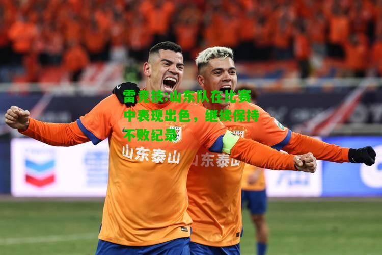 雷竞技:山东队在比赛中表现出色，继续保持不败纪录