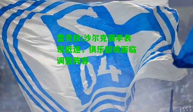 雷竞技:沙尔克赛季表现低迷，俱乐部或面临调整阵容